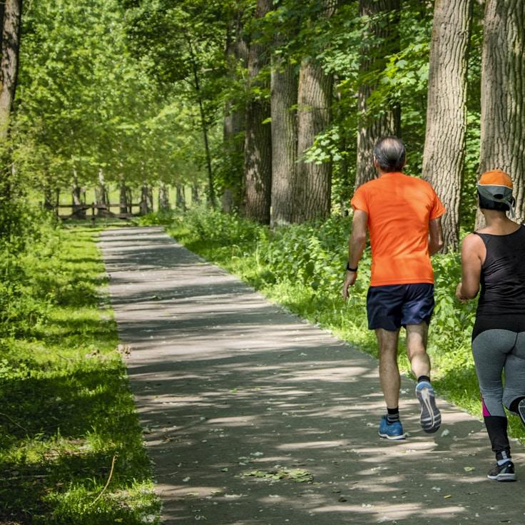 Group fitness class in a modern studio environment